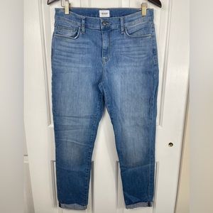 Hudson Natalie Jeans Size 28 Cuffed Women’s Mid Rise Straight‎ Leg